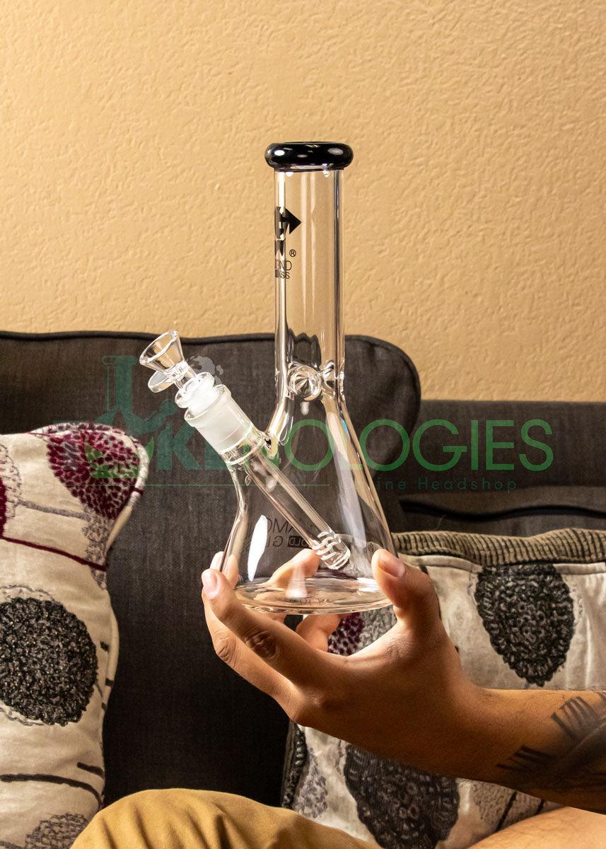 Diamond Clone Beaker Bong in Black