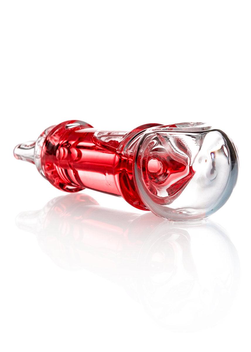 freezable glass pipes that freeze when you put them in the freezer. in color red