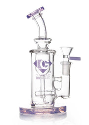 purple diamond glass dab rig