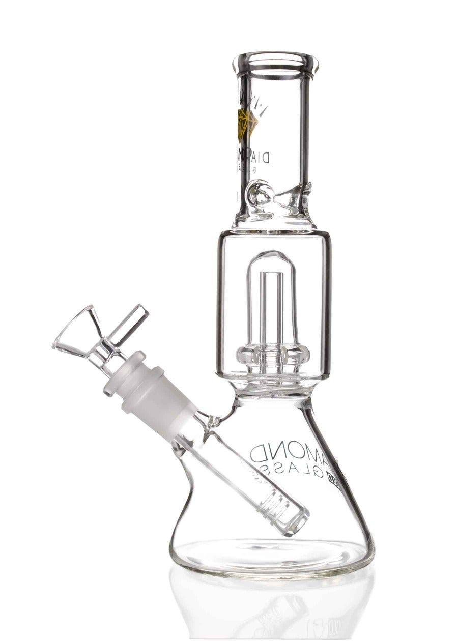 diamond glass dome perc mini beaker bong