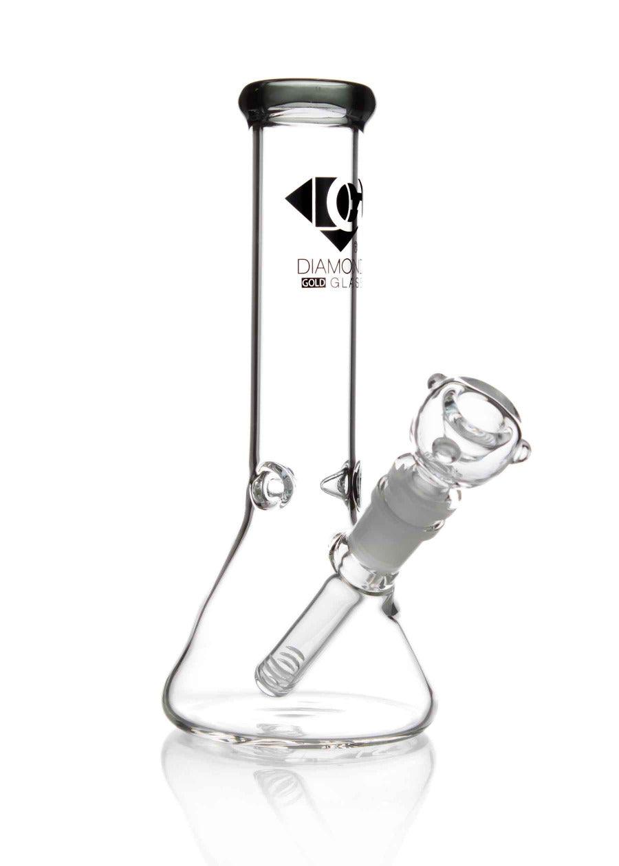 8" inch beaker bong by diamond glass