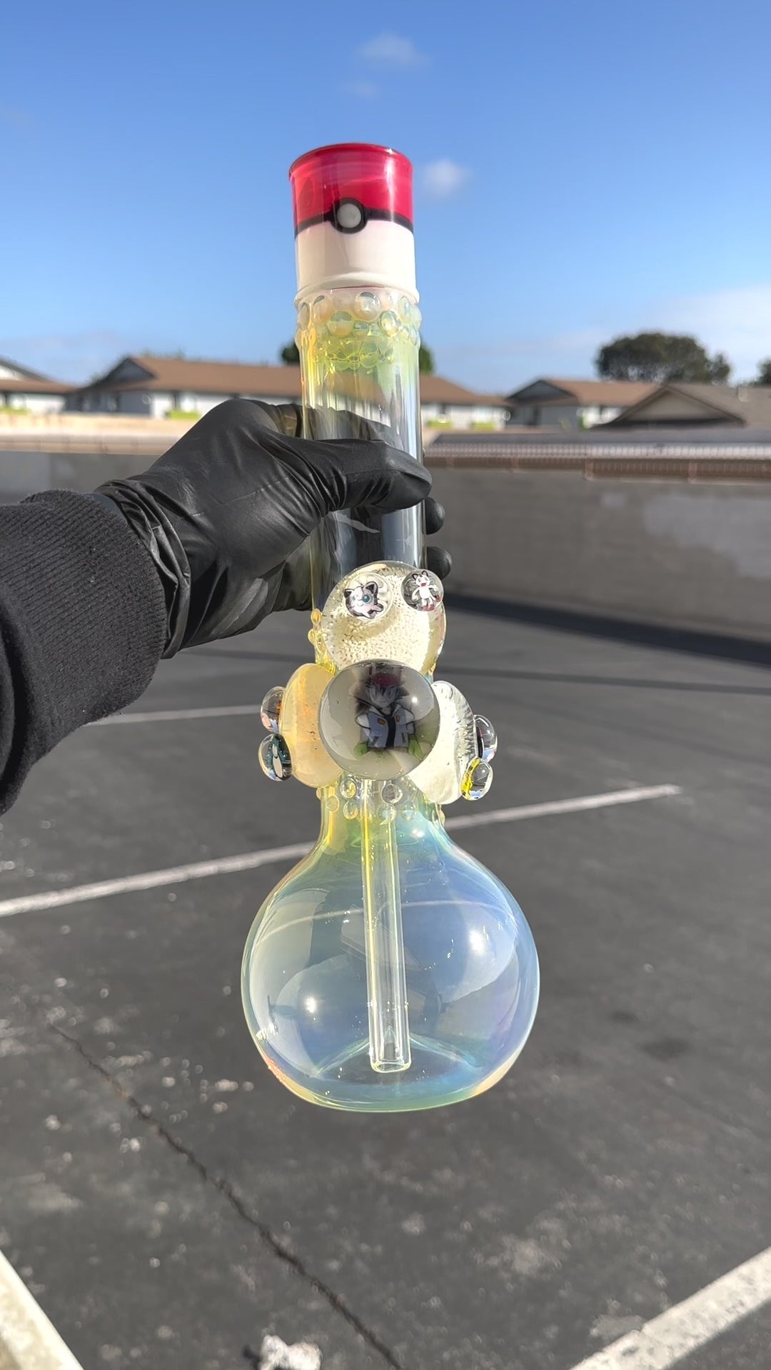 Weezing Pokemon Fumed Glass Smoking offers Pipe