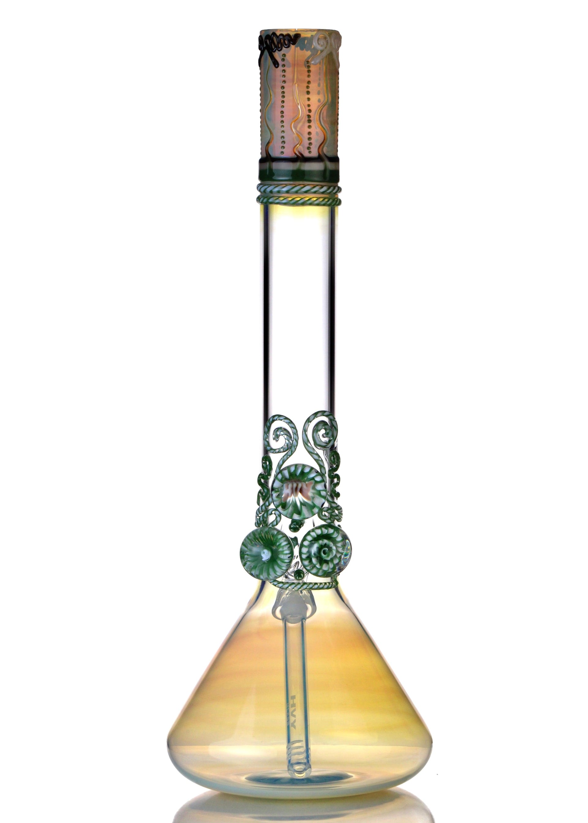 HVY Glass 3 Marbled Fumed 19" Beaker Bong - Tokenologies