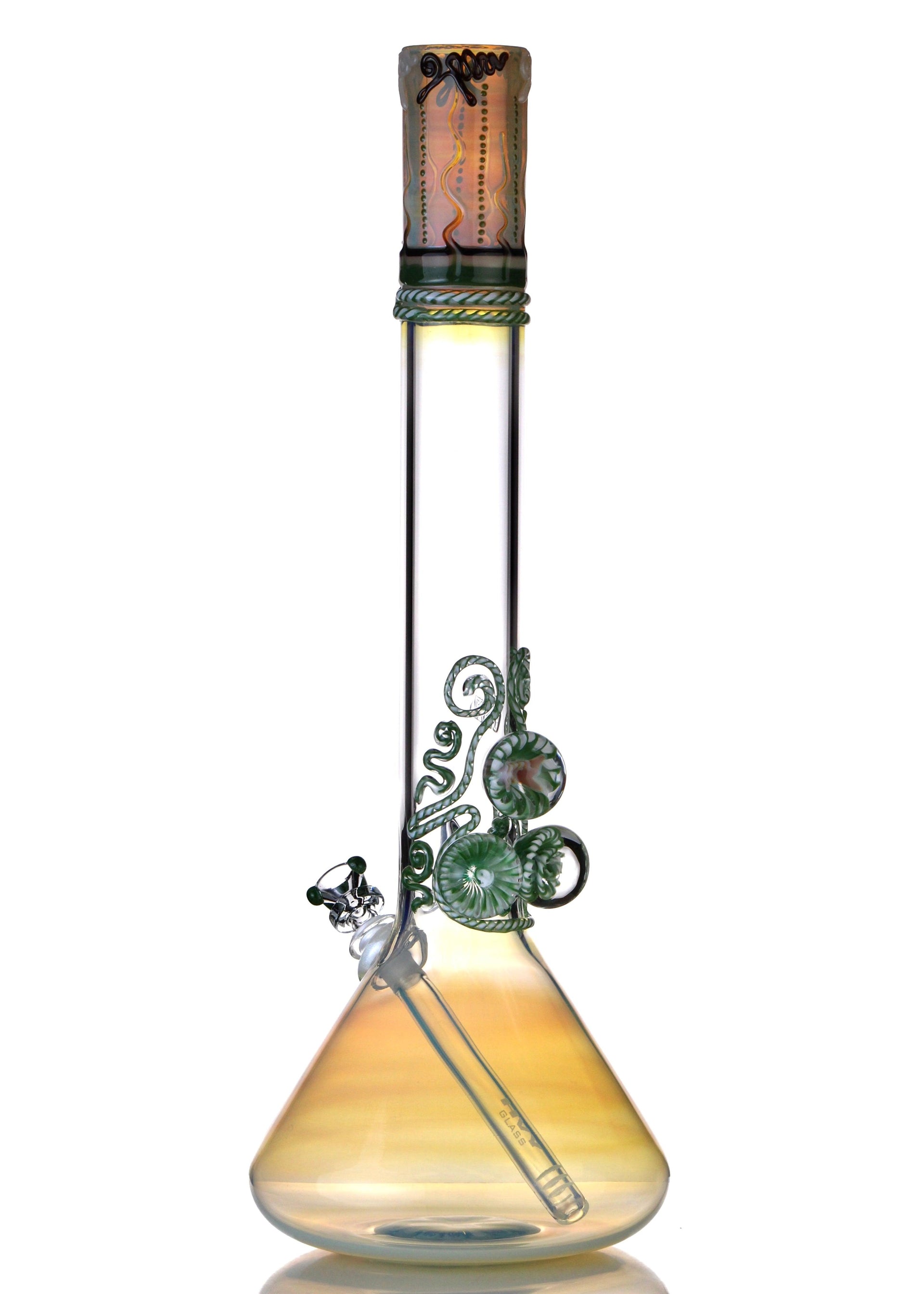 HVY Glass 3 Marbled Fumed 19" Beaker Bong - Tokenologies