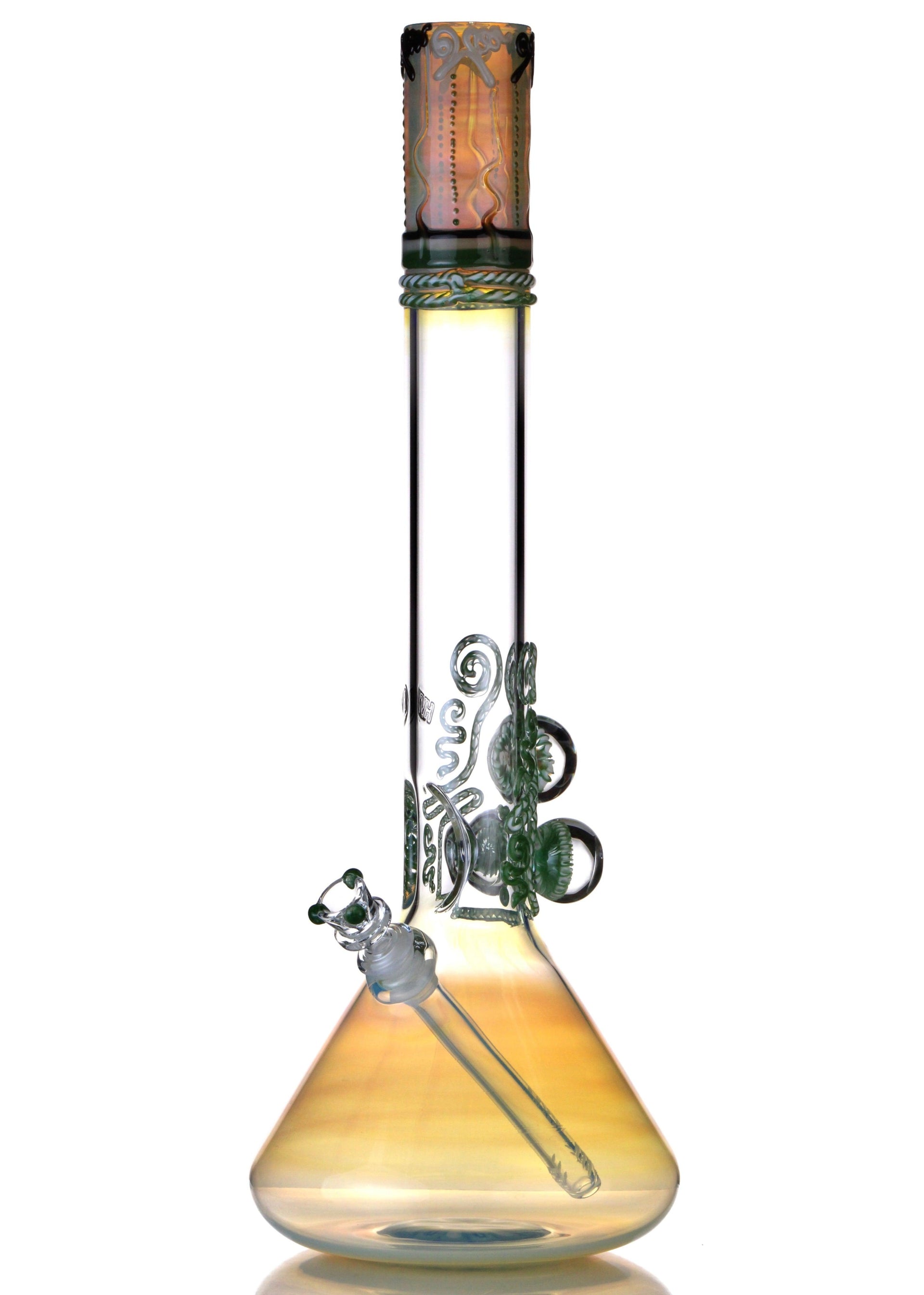 HVY Glass 3 Marbled Fumed 19" Beaker Bong - Tokenologies