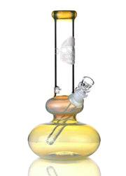HVY Glass Fumed 10" Double Bubble Beaker Bong - Tokenologies