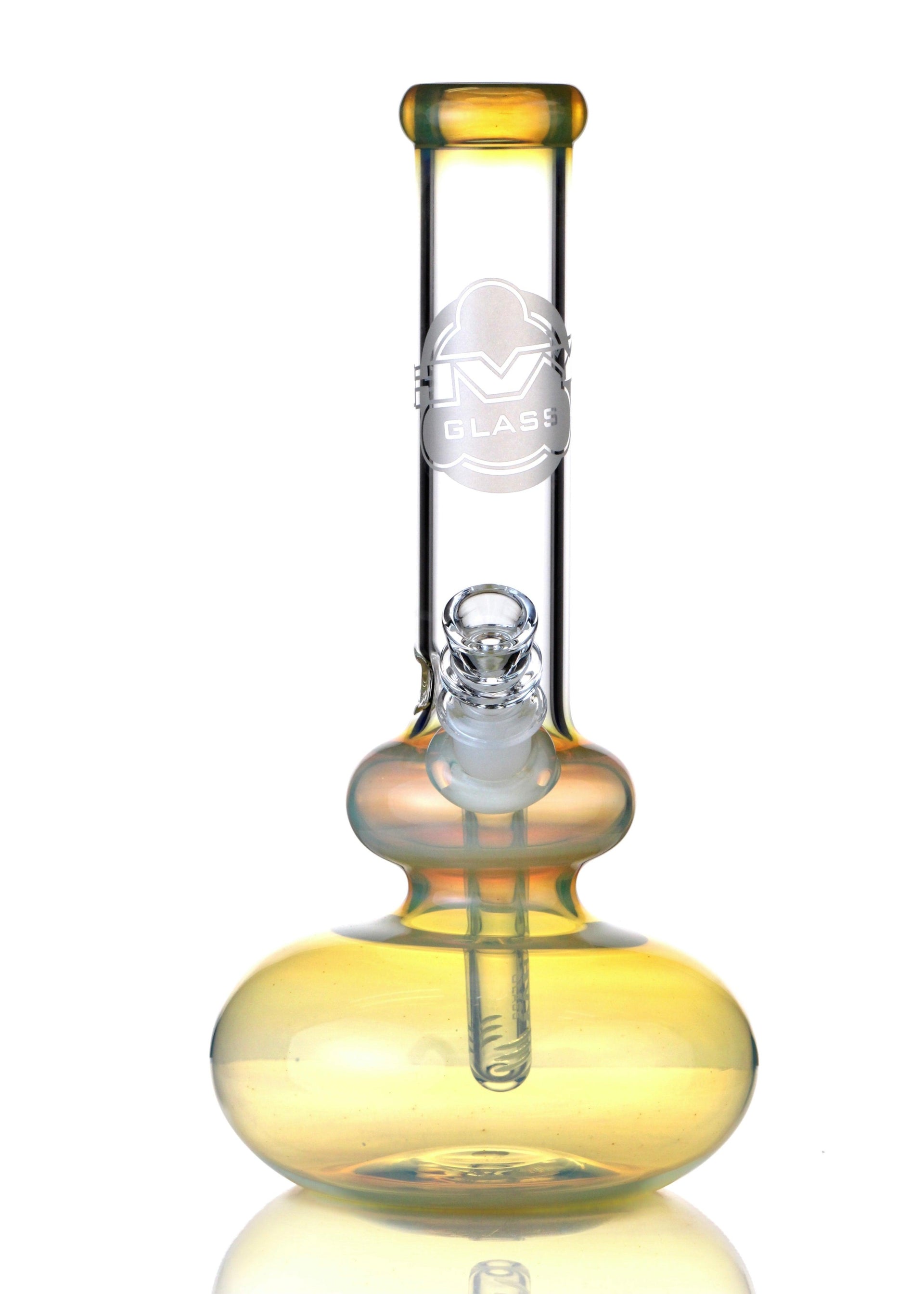 HVY Glass Fumed 10" Double Bubble Beaker Bong - Tokenologies