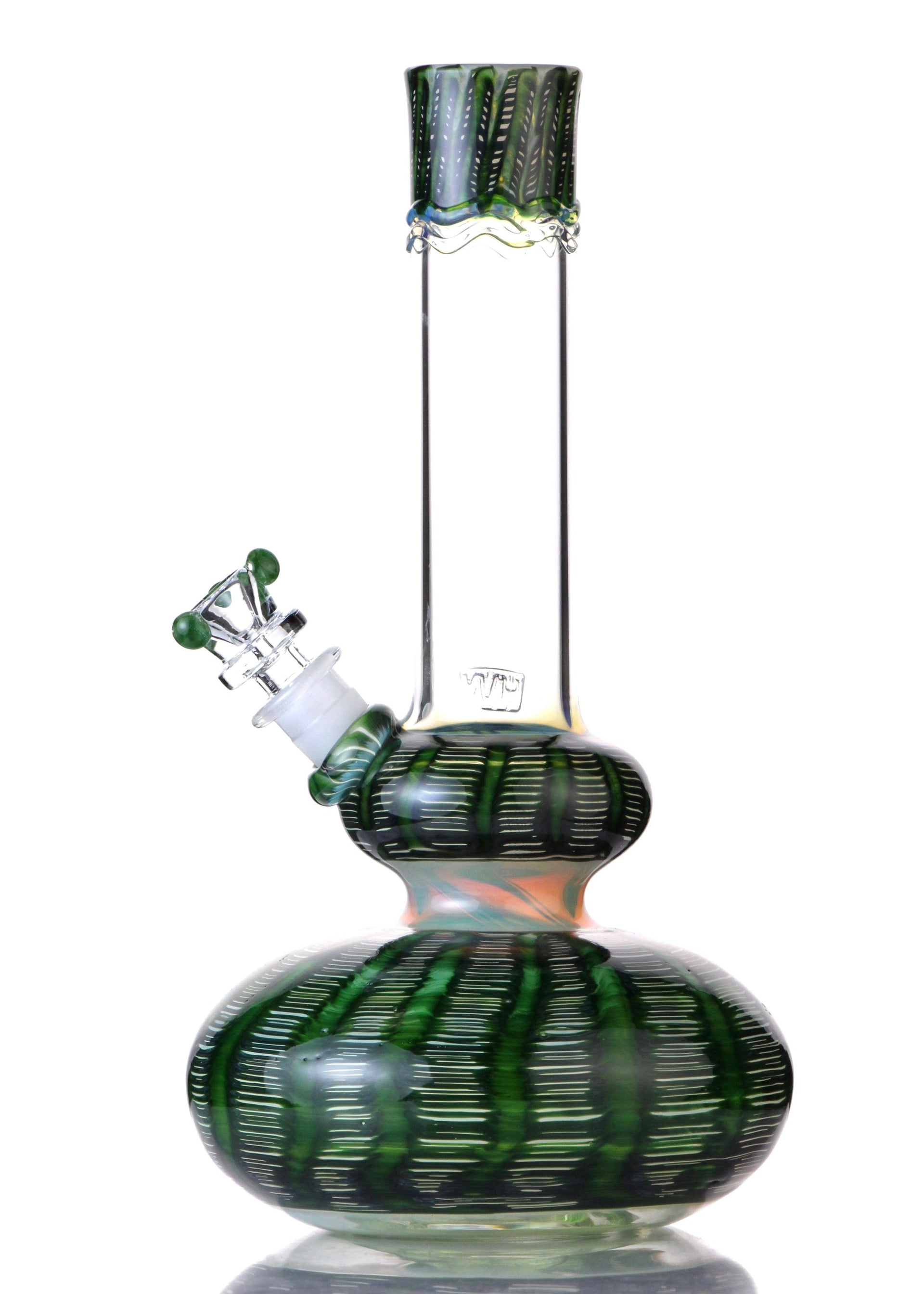 hvy glass bubble bottom