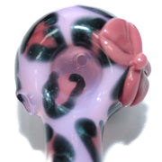 Pink Leopard Spoon Pipe - Tokenologies