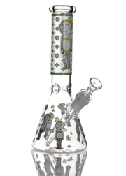 Rick & Morty 10" Glow-In-The-Dark Beaker Bong - Tokenologies