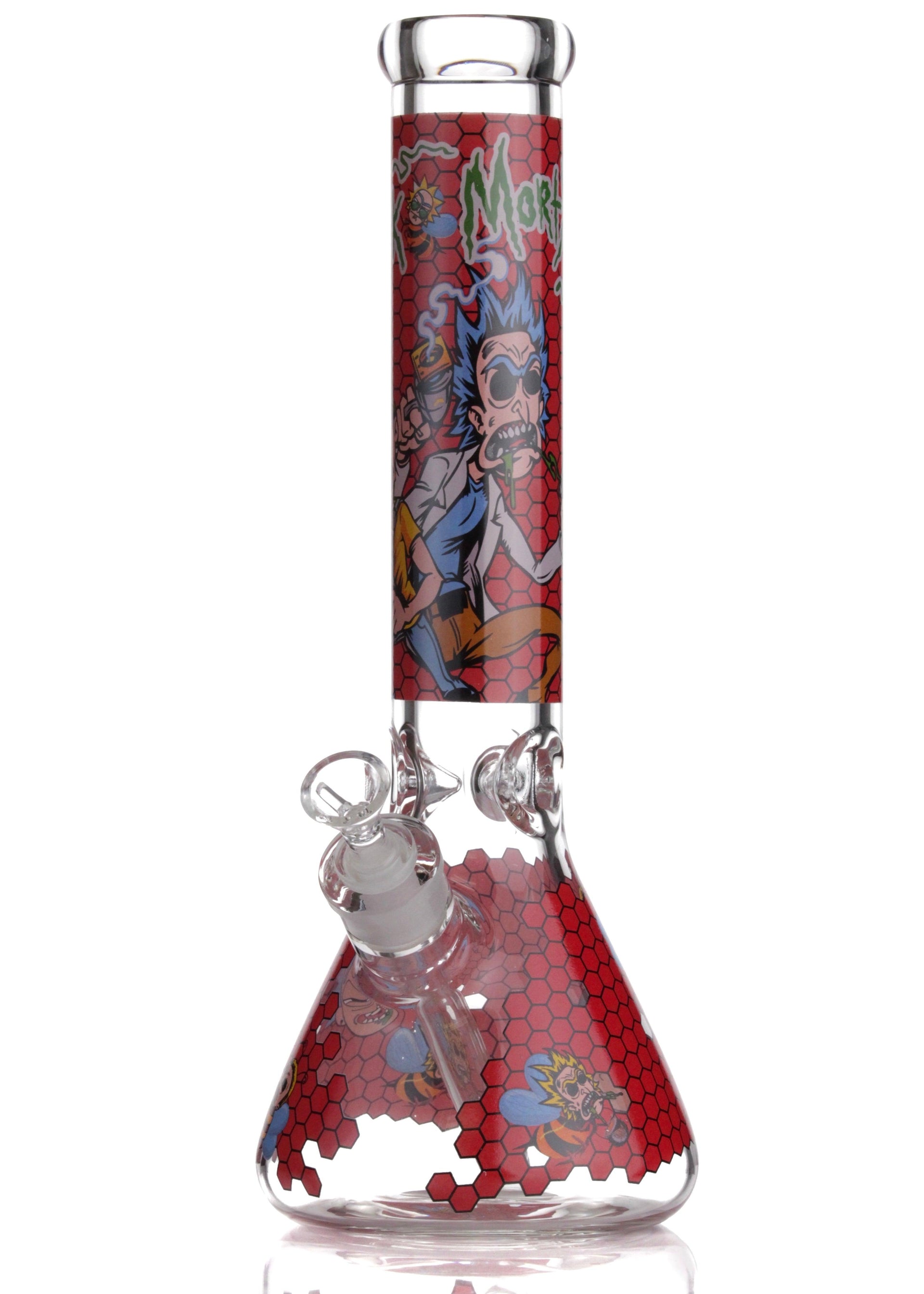 rick n morty beaker bong