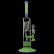 ROOR TECH BARREL BUBBLER 14" PURPLE & GREEN - Tokenologies