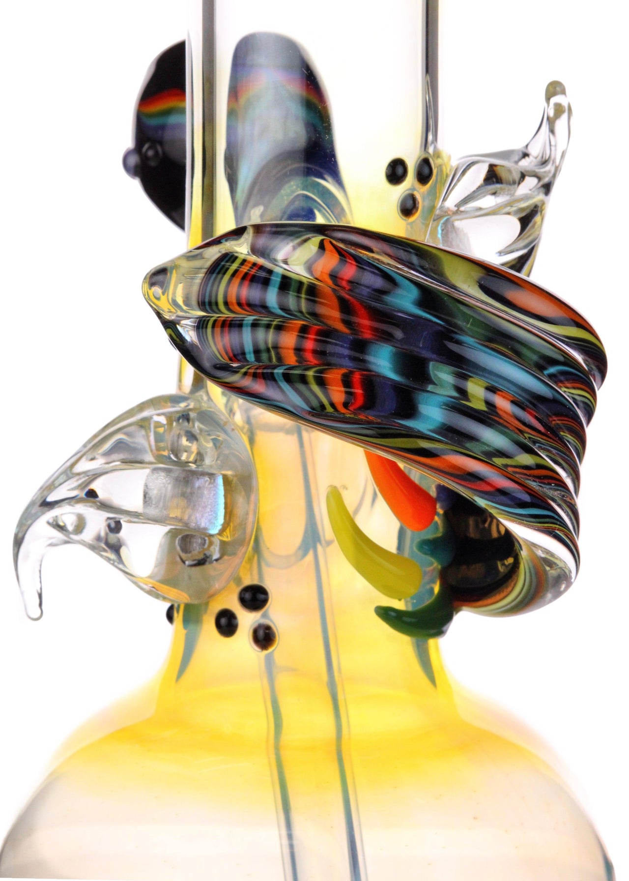 trident glass rainbow reversal artwork