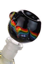 trident glass bowl piece rainbow