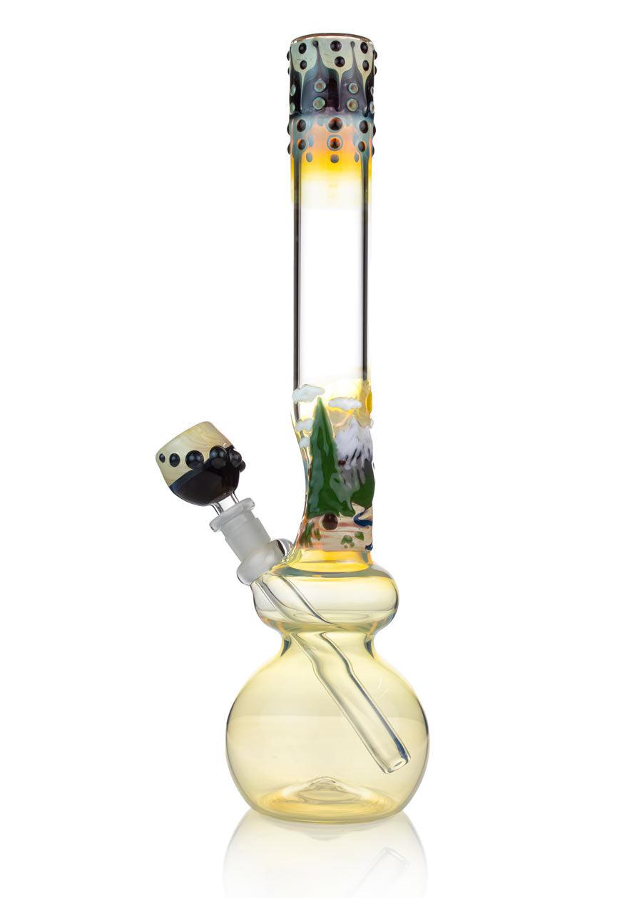 trident glass mountain trees bong