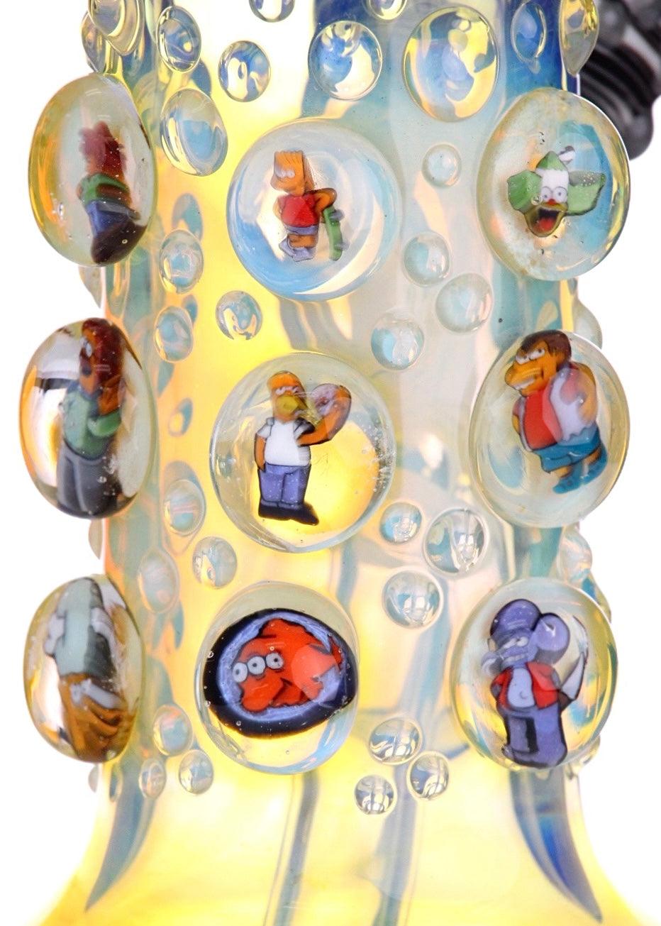 Trident Glass Simpsons Millies Fumed Bong - Tokenologies