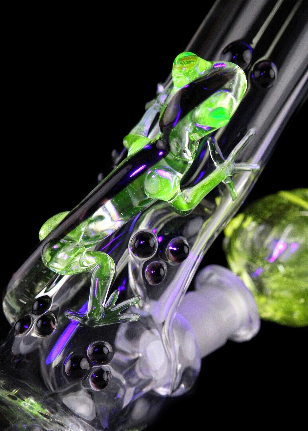 uv reactive trident glass lizard