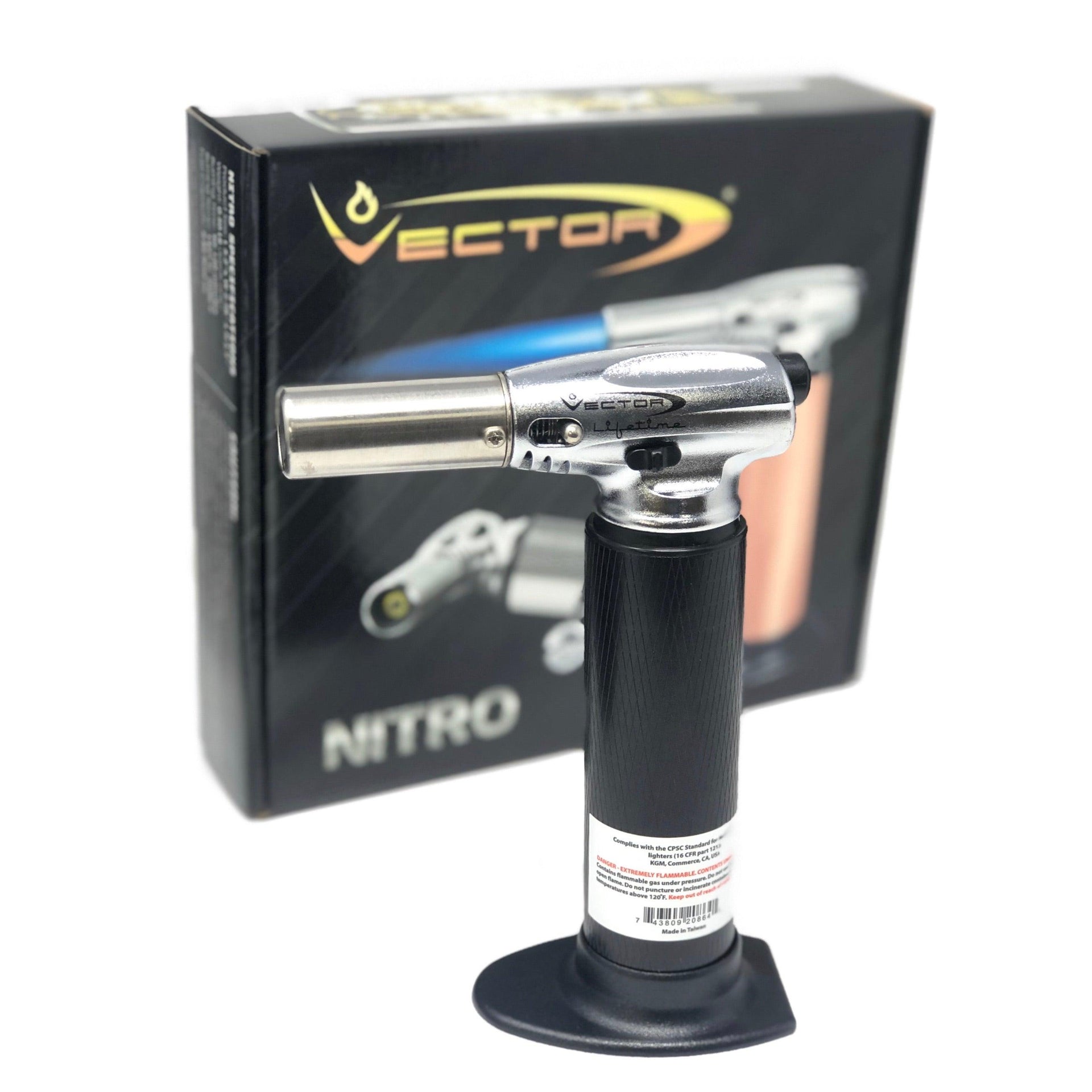 Vector NITRO Butane Torch LIFETIME WARRANTY - Tokenologies