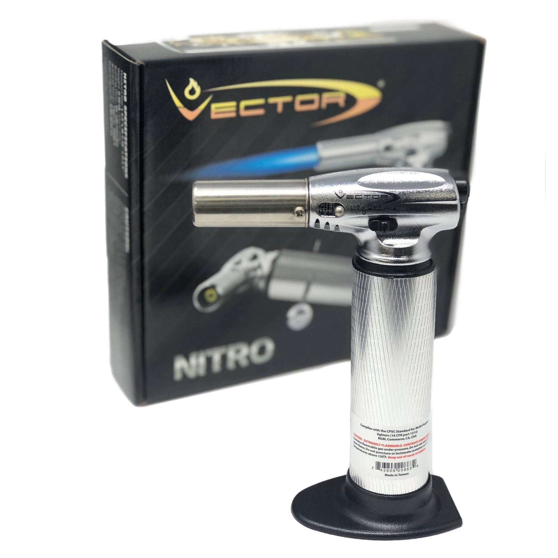 Vector NITRO Butane Torch LIFETIME WARRANTY - Tokenologies