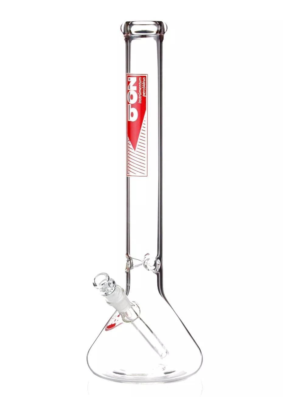 OG Beaker bong by zob glass in red color